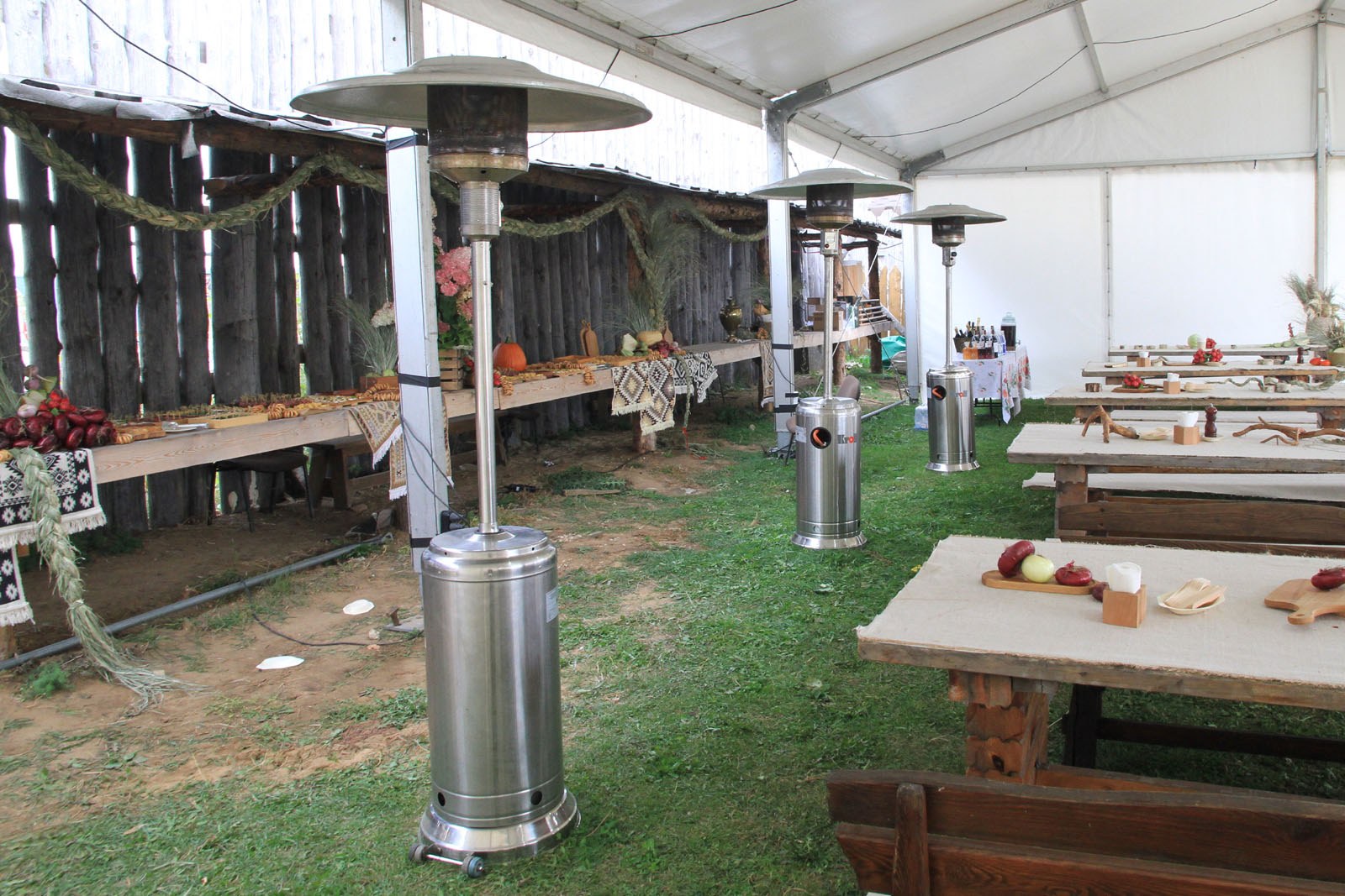 Аренда уличных газовых обогревателей