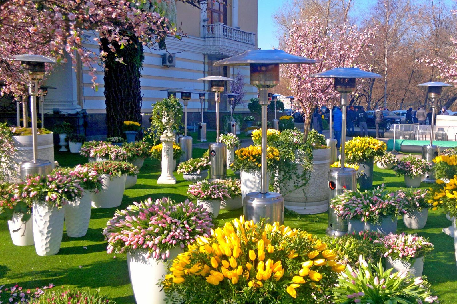 Аренда уличных газовых обогревателей